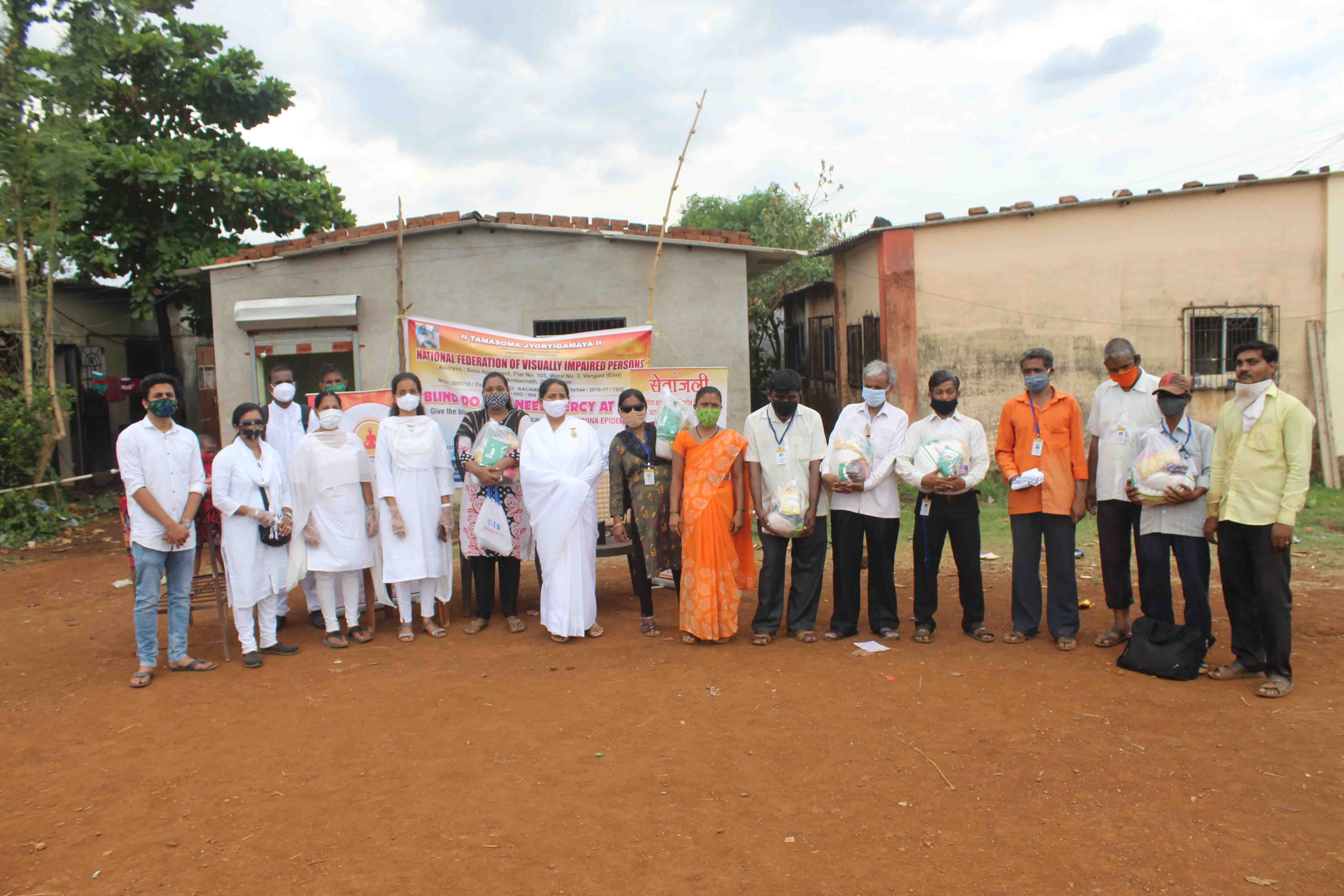 Brahmakumaris Delegation with Representatives of National Federation of Visually Impaired Persons.