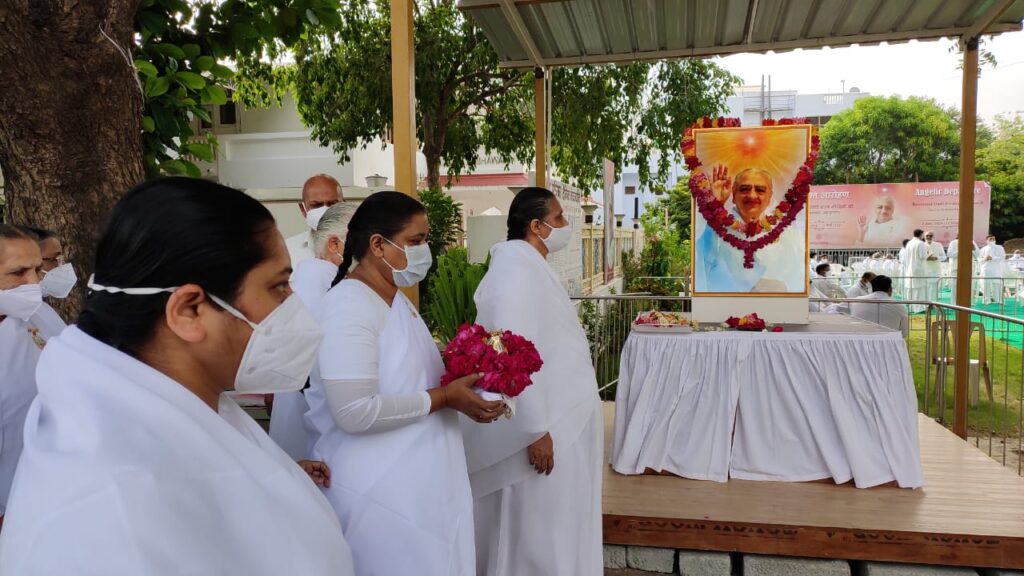 Foundation stone ceremony of Avyakt Lok