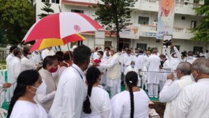 Foundation stone ceremony of Avyakt Lok